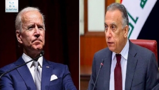 من أجل عراق مستقر.. بايدن يجري اتصال مع الكاظمي