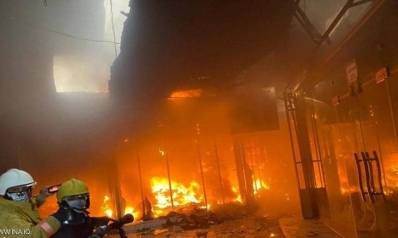 فصل جديد بمسلسل “كوارث العراق”.. حريق في فندق بمدينة كربلاء