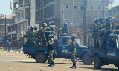 إطلاق نار كثيف قرب القصر الرئاسي في العاصمة الغينية