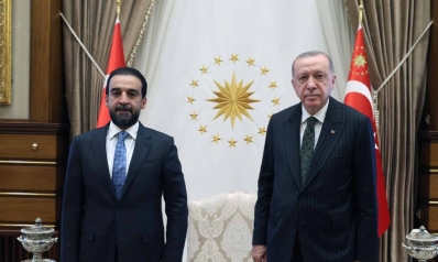 لقاء أردوغان مع الحلبوسي والخنجر لا ينهي الخلاف على زعامة سنّة العراق