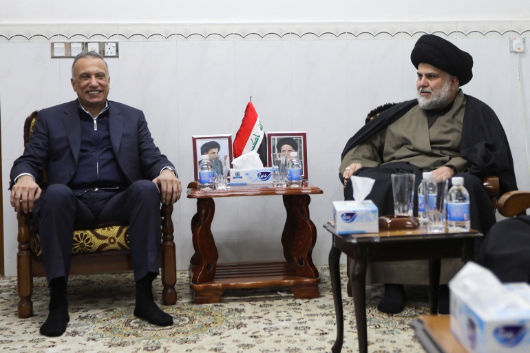 Al-Sadr sees the survival of the current Iraqi government as an interest for him and marginalization of his competitors