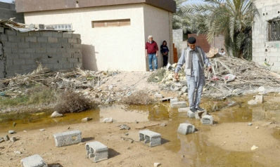 ارتفاع غير مسبوق للمياه الجوفية غرب ليبيا يثير القلق في زليتن